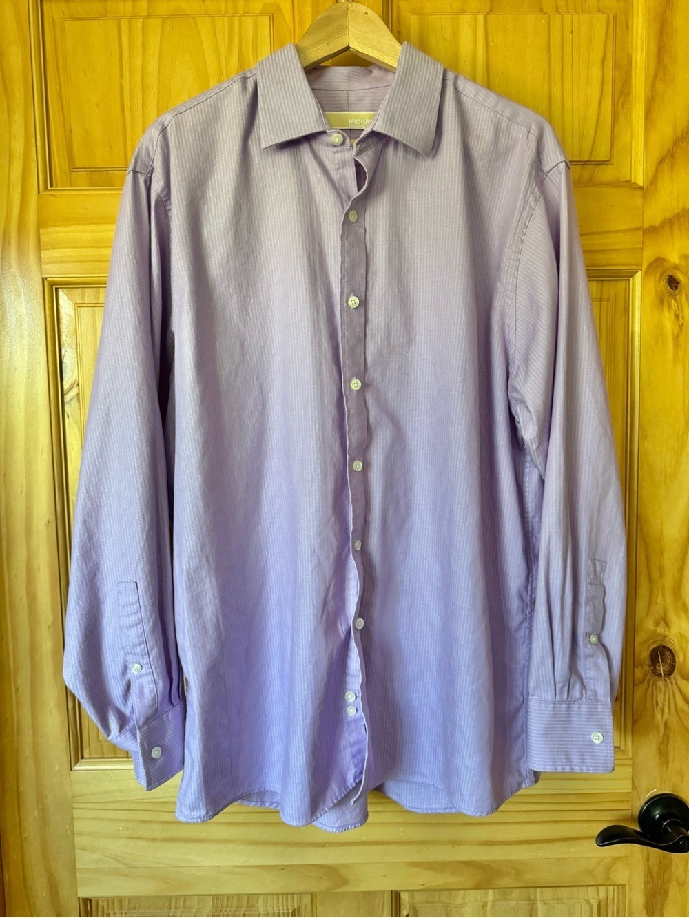MICHAEL Michael Kors lavender dress shirt men’s size 17.5 (34/35 sleeve)